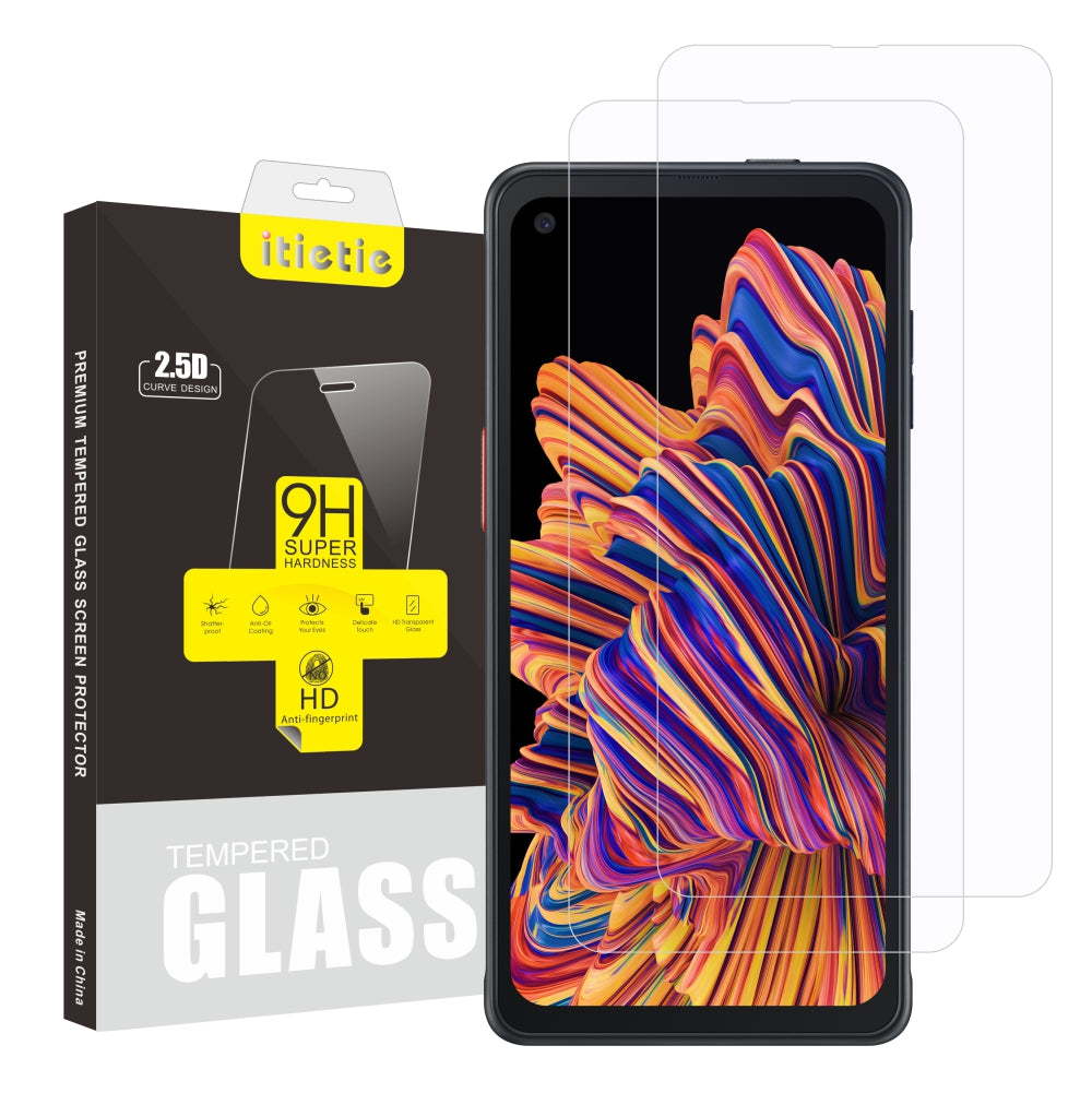 2Pcs Set ITIETIE 2.5D 9H Tempered Glass Screen Protector for Samsung Galaxy Xcover Pro 2Pcs Set ITIETIE 2.5D 9H Tempered Glass Screen Protector for Samsung Galaxy Xcover Pro